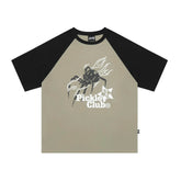 High Quality Harajuku Casual Hip Hop Female Vintage Oversized Street Retro Summer Letters T-shirts - pluto essentials 