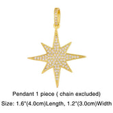 Colorful Zircon Hiphop Necklace - pluto essentials 