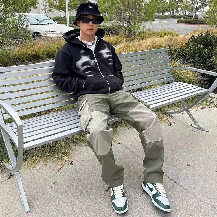 Men Women Y2K Clothing Zip Hoodie Fashion - pluto essentials 