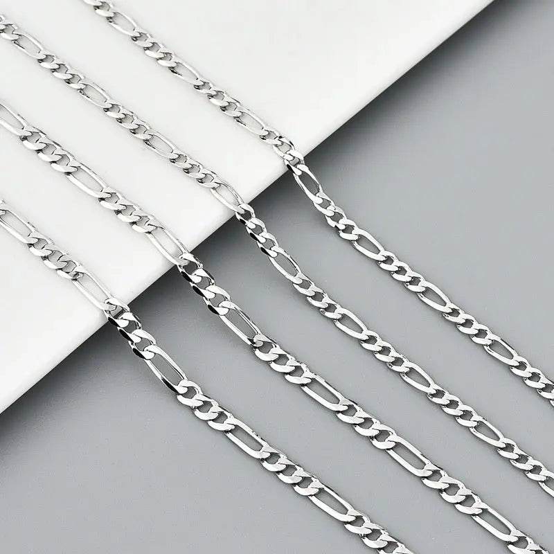 Hip Hop Silver Necklace Men And Women Thick Type - pluto essentials 