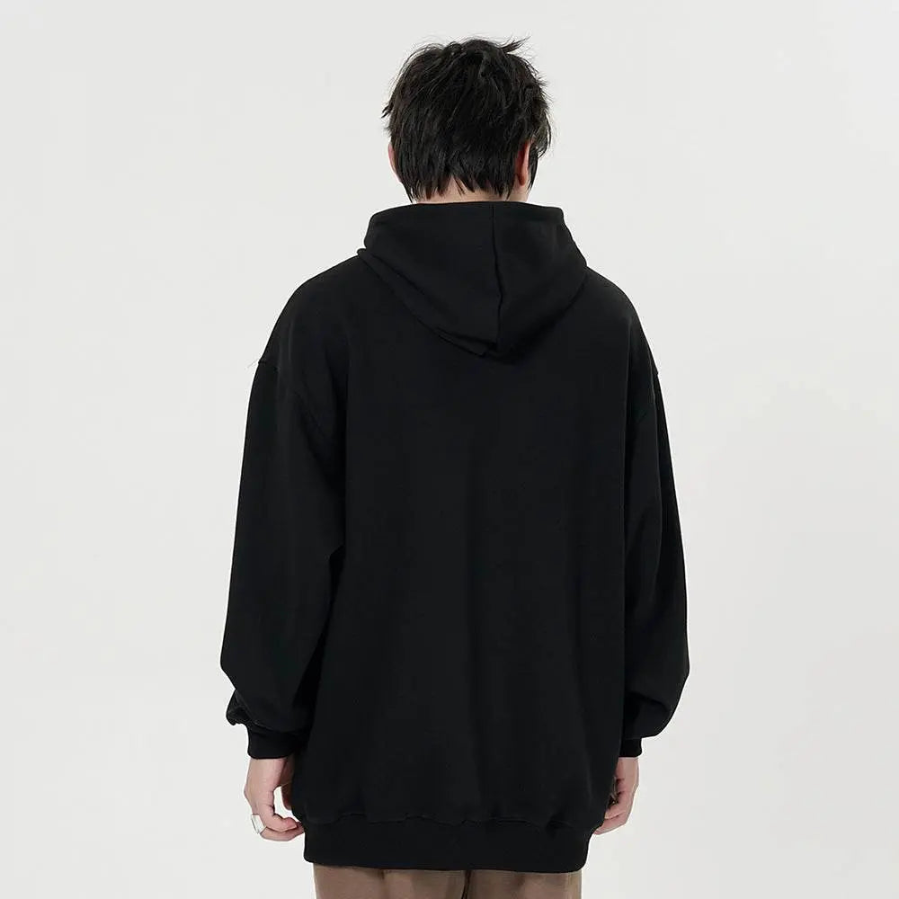 Fashion Cartoon Printed Hoodie Men - pluto essentials 