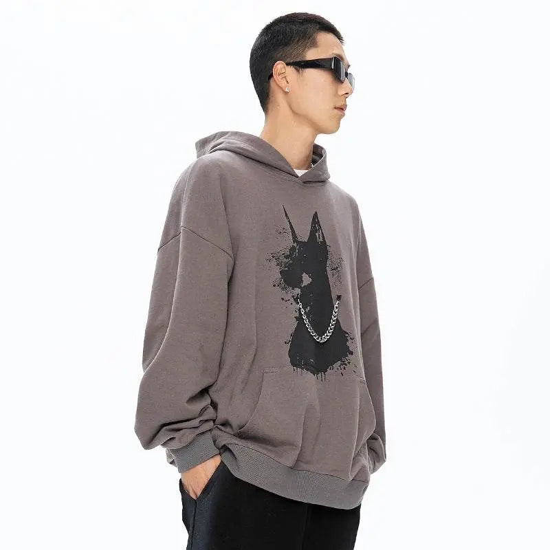 Rumengchao American Printed Sweater For Men - pluto essentials 