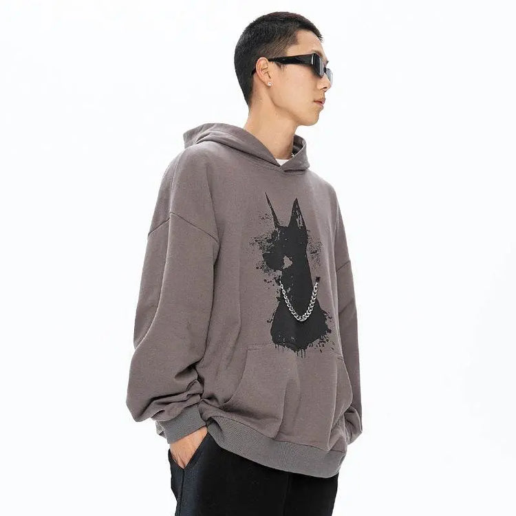 Rumengchao American Printed Sweater For Men - pluto essentials 