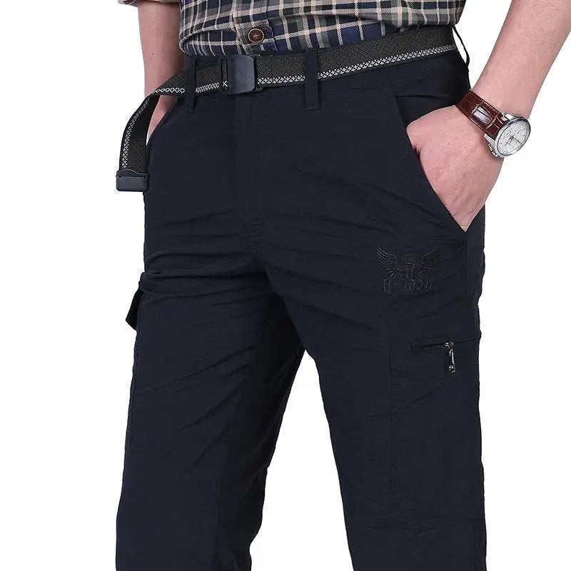 Loose Plus Size Cargo Long Pants Multi-Pocket Pants - pluto essentials 