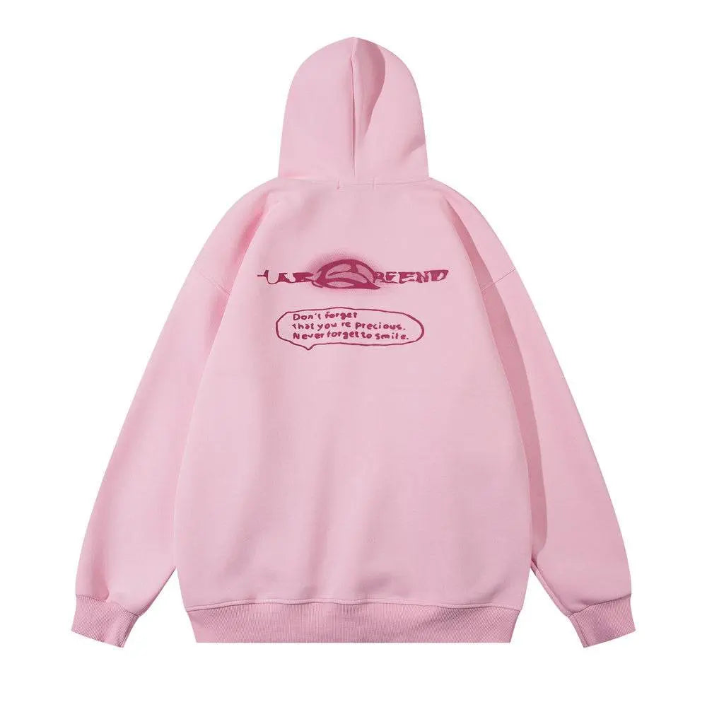 Fashion Personality Printed Hoodie Men - pluto essentials 