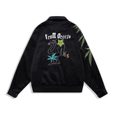 American Hiphop Trend Loose Collar Baseball Uniform - pluto essentials 