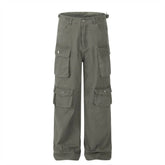 American Multi-pocket Cargo Pants Men&