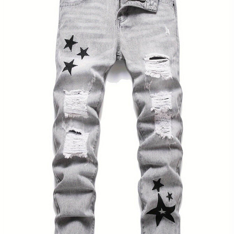custom ripped jeans - pluto essentials 