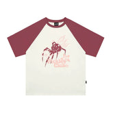 High Quality Harajuku Casual Hip Hop Female Vintage Oversized Street Retro Summer Letters T-shirts - pluto essentials 