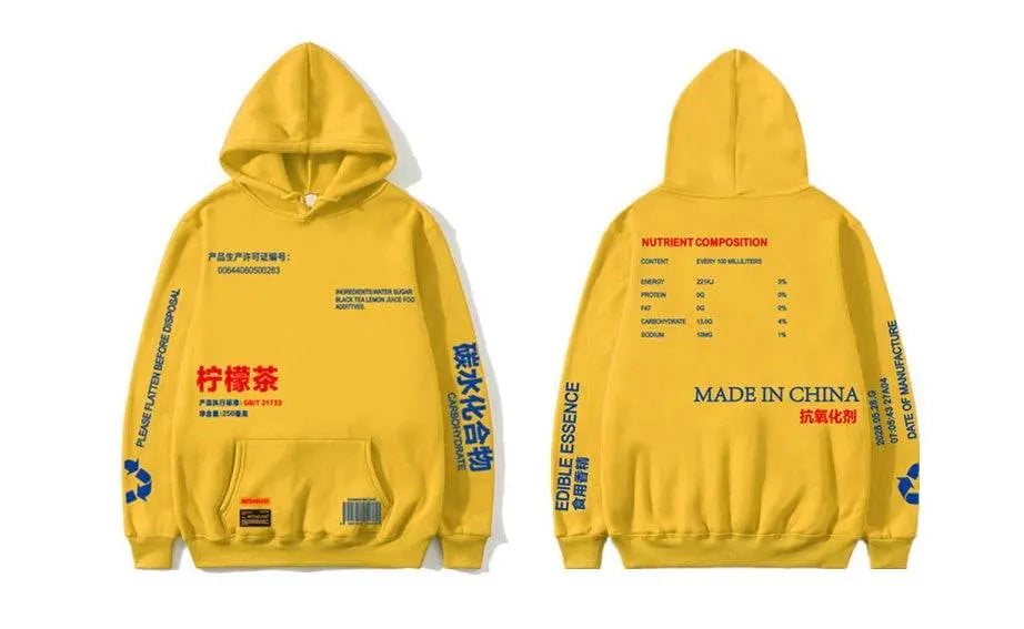 Men Lemon Tea Sweatshirt - pluto essentials 