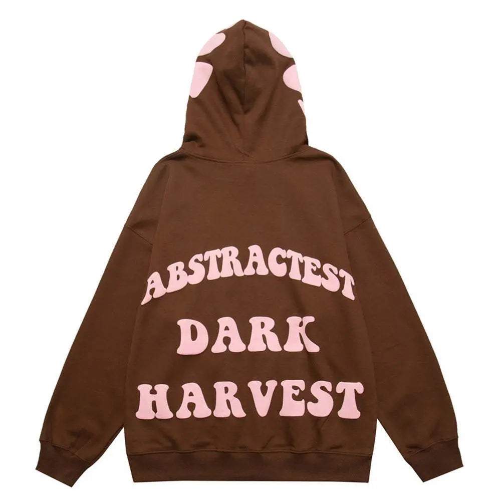 Letter Printed Hoodie Pullover Men - pluto essentials 