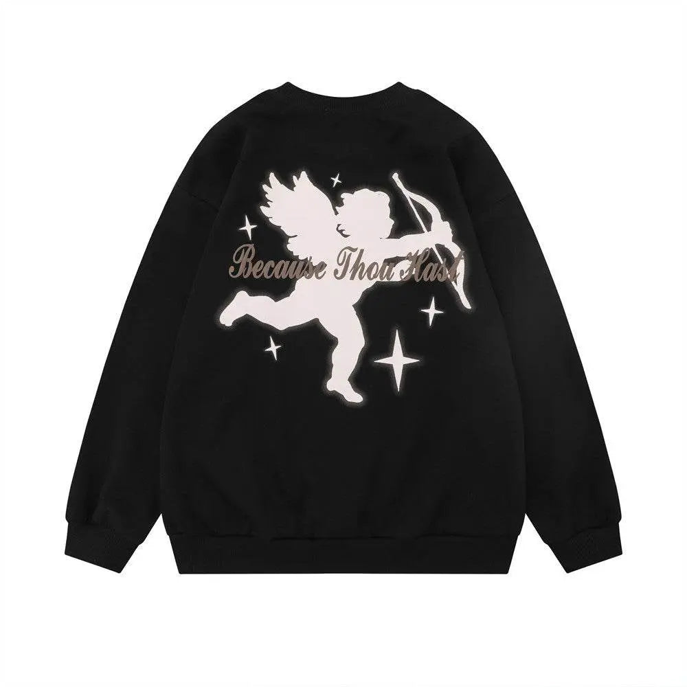 Fashion Cupid Printed Sweater Men - pluto essentials 