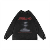 Fashion Printed Loose Sweatshirt Men - pluto essentials 