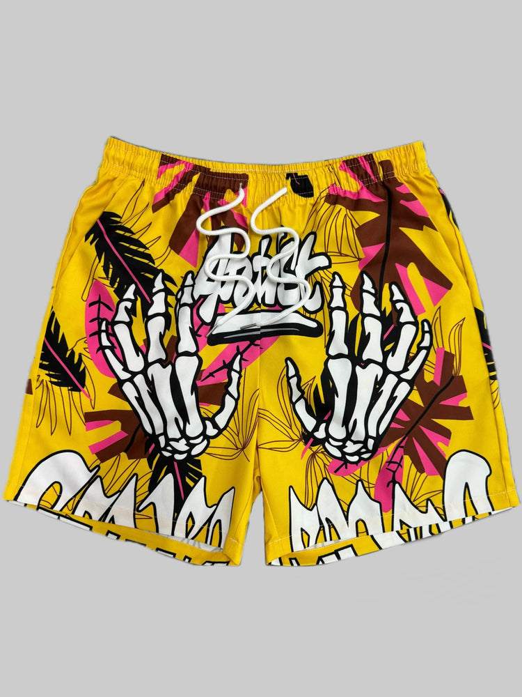 skeleton custom shorts - pluto essentials 