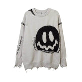 Street Tide High Street Sweater Slouchy Loose - pluto essentials 