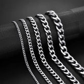 Stainless Steel Bracelet Hip Hop Men And Women Simple - pluto essentials 