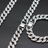 Hip Hop Miami 15mm Cuban Chain Men And Women - pluto essentials 