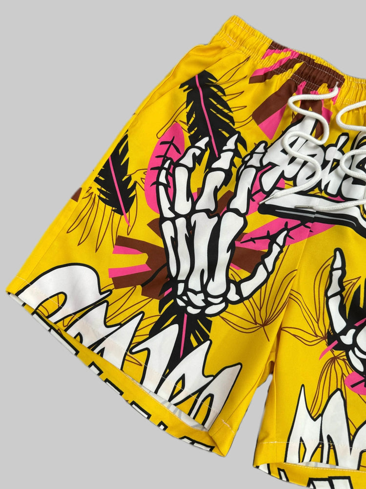 skeleton custom shorts - pluto essentials 