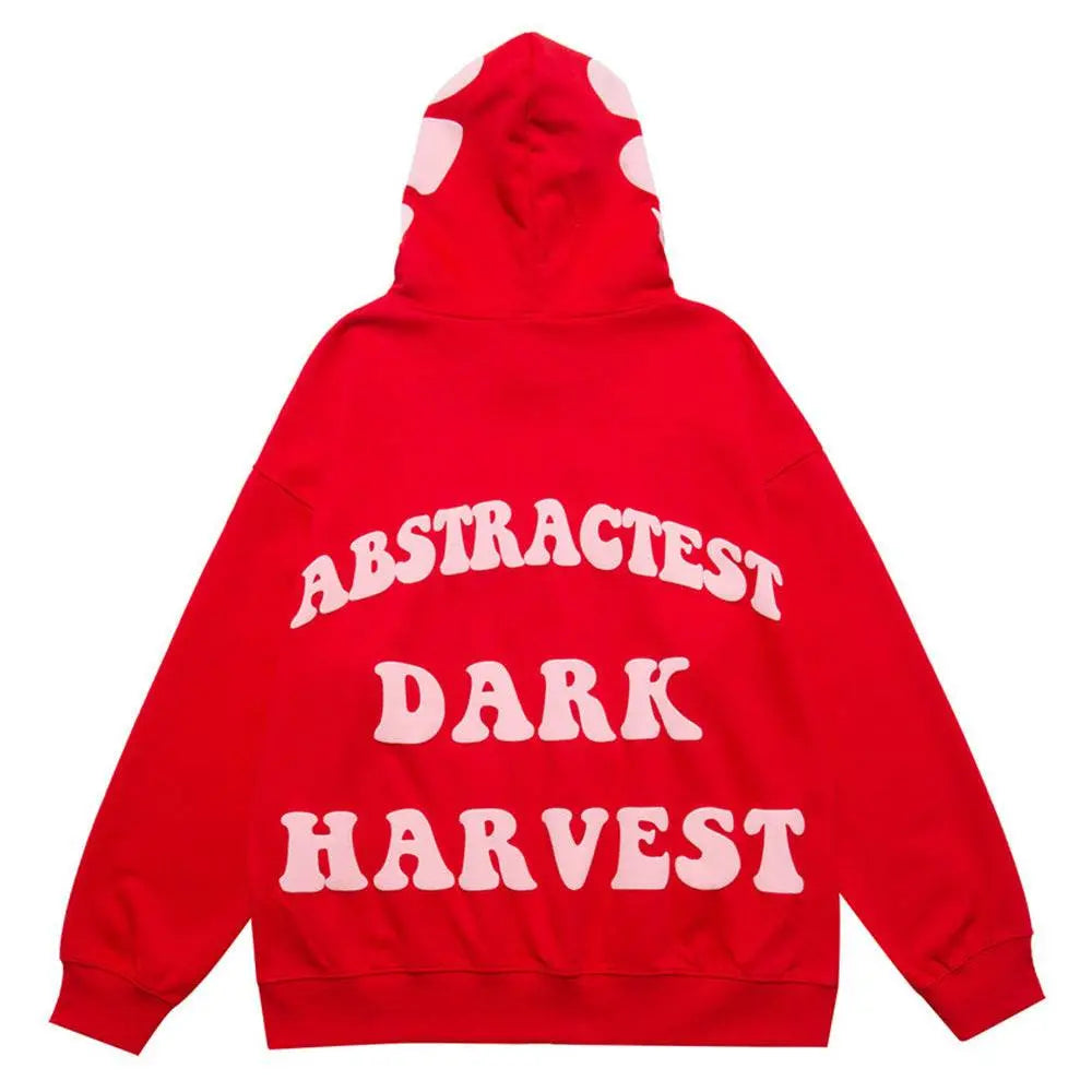 Letter Printed Hoodie Pullover Men - pluto essentials 