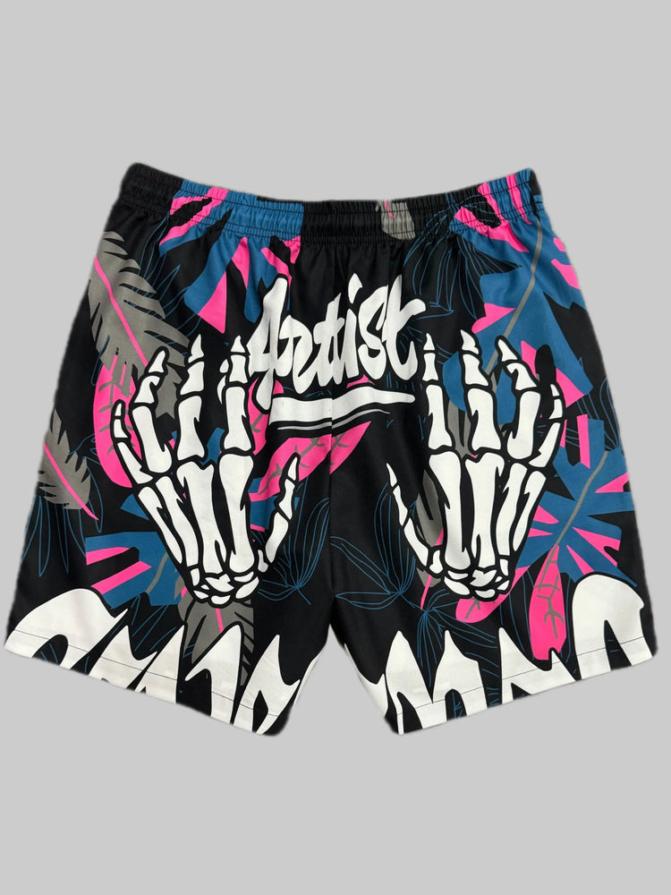 skeleton custom shorts - pluto essentials 