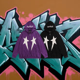 Hip Hop XINGX Printed Hoodie Men - pluto essentials 