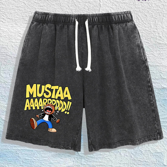 cartoon printed custom shorts - pluto essentials 