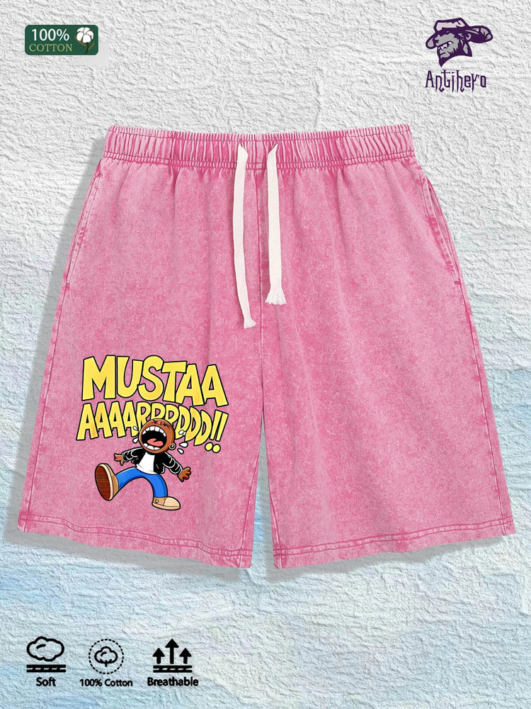 cartoon printed custom shorts - pluto essentials 