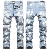 Five-Pointed Star ripped jeans - pluto essentials 
