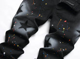 star printed jeans - pluto essentials 