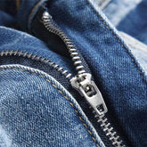 Punk Blue Slim Fit Ripped jeans - pluto essentials 