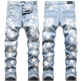 Five-Pointed Star ripped jeans - pluto essentials 