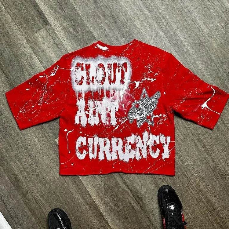 y2k custom t-shirt - pluto essentials 