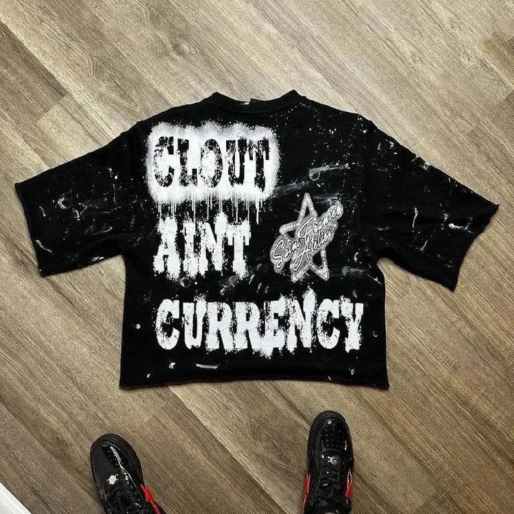 y2k custom t-shirt - pluto essentials 