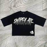 y2k skull t-shirt - pluto essentials 