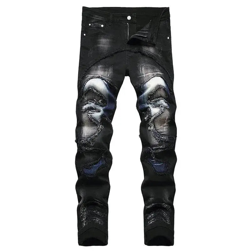 custom ripped denim jeans - pluto essentials 