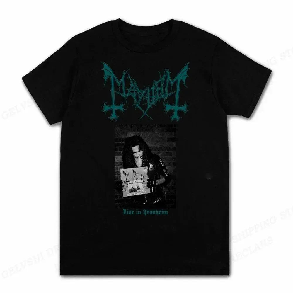 Rapper Mayhem Death T Shirt - pluto essentials 