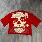 y2k skull t-shirt - pluto essentials 