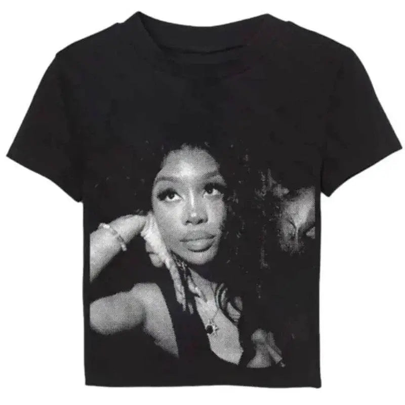 SZA vintage T-shirt - pluto essentials 