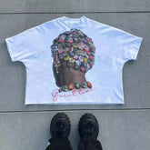 y2k "SAINT" t-shirt - pluto essentials 