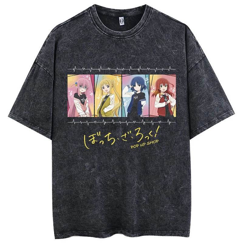 Anime Bocchi custom t-shirt - pluto essentials 
