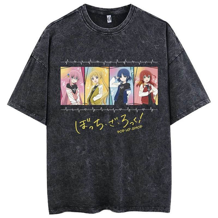 Anime Bocchi custom t-shirt - pluto essentials 