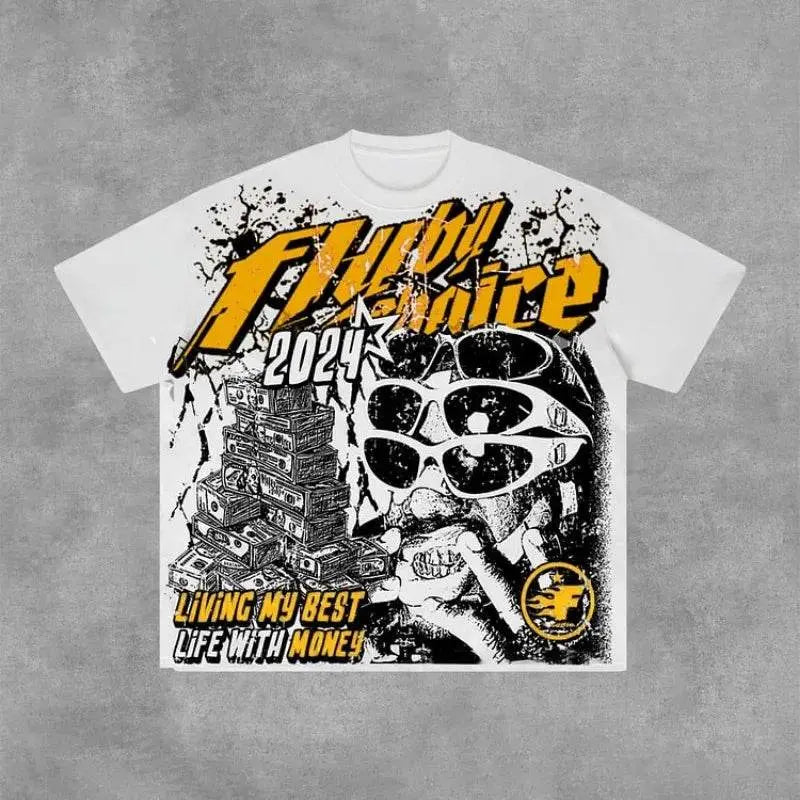 y2k custom vintage t-shirt - pluto essentials 