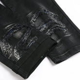 custom ripped denim jeans - pluto essentials 