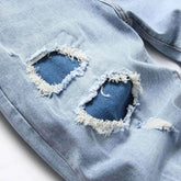 Denim American Slim Fit ripped jeans - pluto essentials 