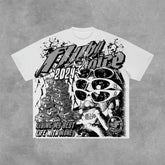 y2k custom vintage t-shirt - pluto essentials 