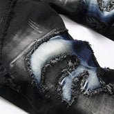 custom ripped denim jeans - pluto essentials 