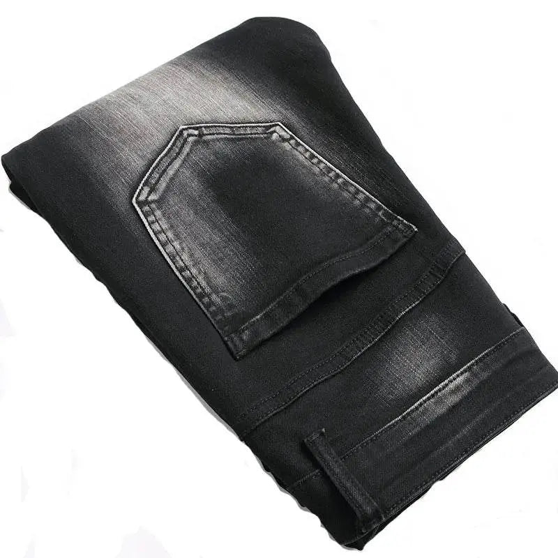 custom ripped denim jeans - pluto essentials 