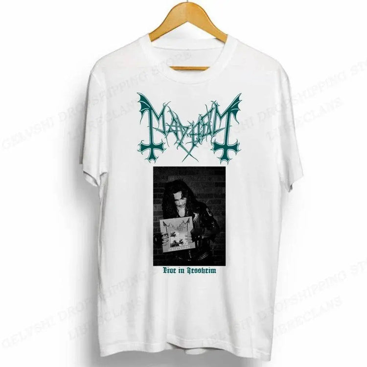 Rapper Mayhem Death T Shirt - pluto essentials 