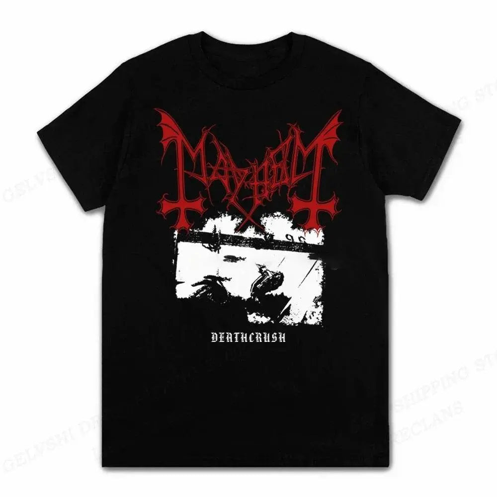 Rapper Mayhem Death T Shirt - pluto essentials 