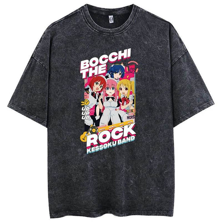 Anime Bocchi custom t-shirt - pluto essentials 